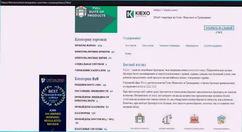 Статья про форекс дилера Киексо представлена на сайте Directory FinanceMagnates Com
