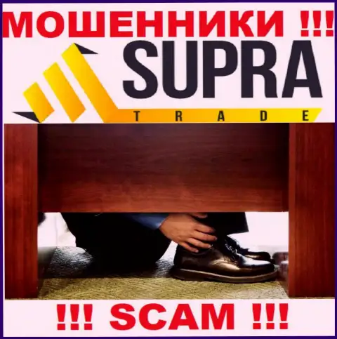 На интернет-портале организации Supra Trade не написано ни единого слова о их руководящих лицах - это МОШЕННИКИ !!!