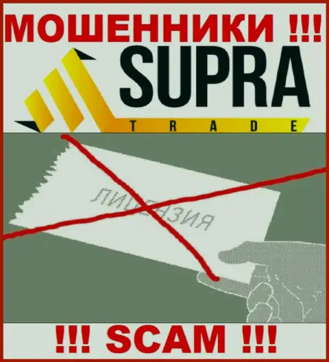 Организация SupraTrade Io - это МОШЕННИКИ !!! На их сайте нет лицензии на осуществление их деятельности