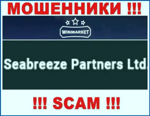 Свое юр. лицо контора WinMarket не прячет - это Seabreeze Partners Ltd