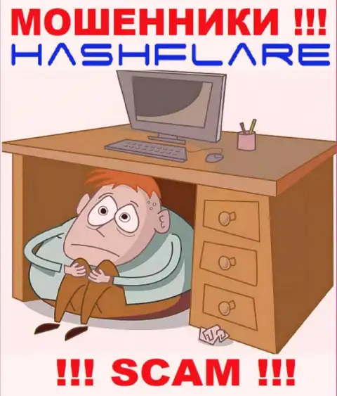 Никаких данных об своем руководстве, internet аферисты HashFlare Io не сообщают