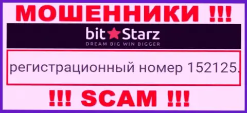 Номер регистрации компании BitStarz, в которую средства рекомендуем не вкладывать: 152125