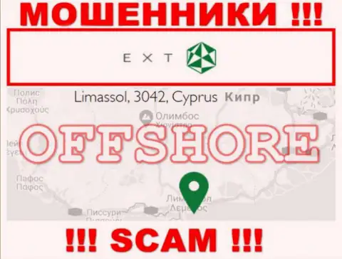 Оффшорные интернет-мошенники EXT скрываются вот здесь - Cyprus