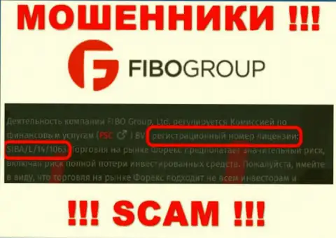 Не работайте совместно с организацией FIBO Group, зная их лицензию, размещенную на ресурсе, Вы не убережете свои средства