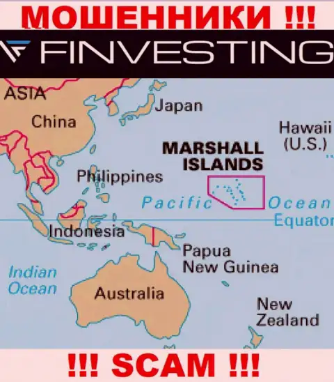 Marshall Islands - официальное место регистрации компании Finvestings