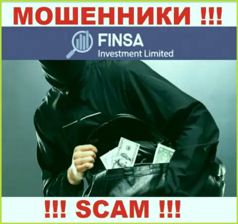 Не ведитесь на возможность подзаработать с мошенниками Finsa Investment Limited - это ловушка для доверчивых людей