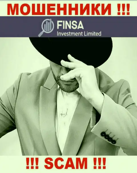Finsa - это ненадежная контора, инфа о прямых руководителях которой отсутствует