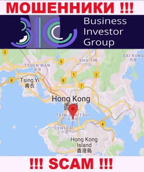 Офшорное расположение Бизнес Инвестор Групп - на территории Hong Kong