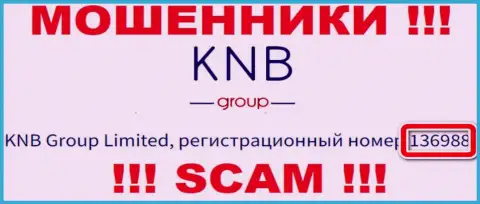 Наличие регистрационного номера у KNB-Group Net (136988) не сделает указанную организацию порядочной