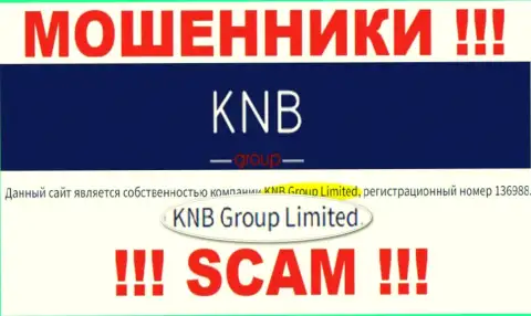 Юр лицом КНБ Групп является - KNB Group Limited