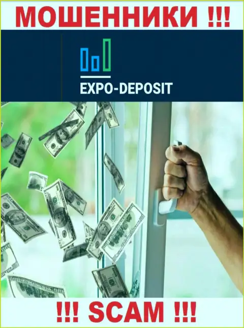 ВЕСЬМА РИСКОВАННО сотрудничать с ДЦ Expo Depo, данные internet-мошенники постоянно воруют финансовые активы людей