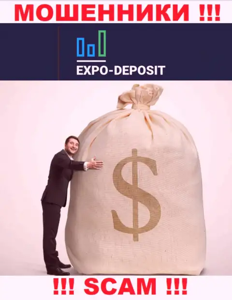 Невозможно вернуть назад финансовые средства из брокерской компании Expo Depo, исходя из этого ни копеечки дополнительно заводить не рекомендуем