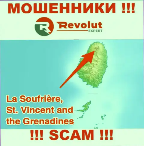 Контора RevolutExpert - это шулера, находятся на территории St. Vincent and the Grenadines, а это оффшор