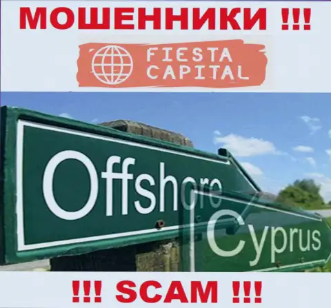 Офшорные интернет-разводилы Фиеста Капитал прячутся вот здесь - Cyprus