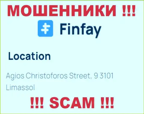 Офшорный официальный адрес FinFay Com - Agios Christoforos Street, 9 3101 Limassol, Cyprus